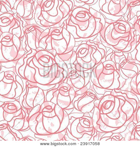 Seamless Roses Pattern, Backdrop