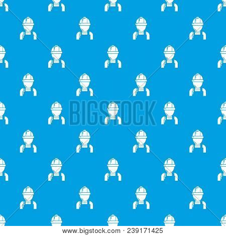 Man Mechanic Pattern Vector Seamless Blue Repeat For Any Use