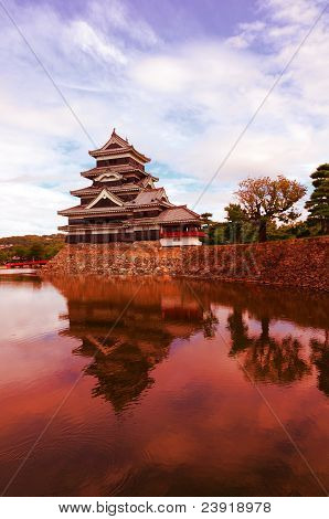 Matsumoto Castle v Matsumoto, Japonsko