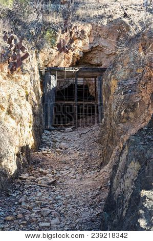 Historic Balaclava Mine Goldmine In Whroo Near Rushworth In Central Victoria, Australia.