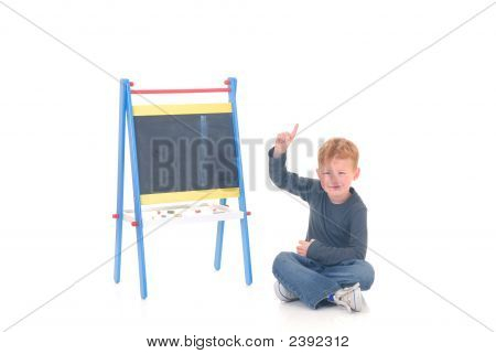 Smart Kind im Klassenzimmer