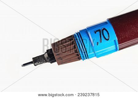Macro Photography - Isograph Technical Drawing Pen 0.7 Mm. Macro Shot