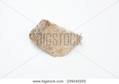 Dolomite Mineral Isolated Over White