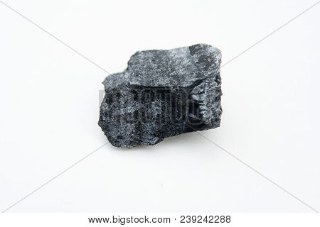Apatite Mineral Isolated Over White