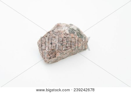 Quartz Syenite Isolated Over White