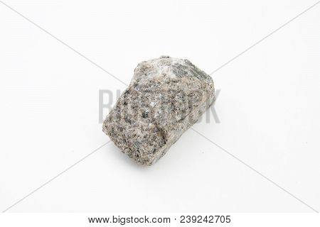 Quartz Syenite Isolated Over White