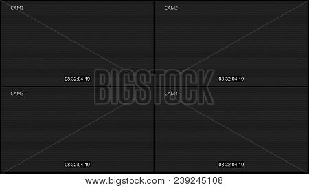 Cctv Four Cam With Timecode