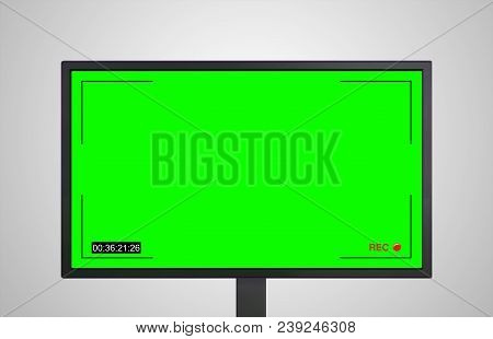 Desktop Monitor Cctv Display With Timecode