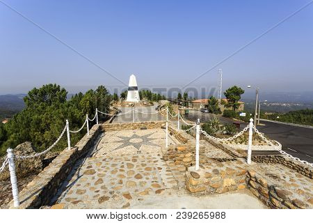 View Of The Two Centuries Old Picoto Of Melrica, The Geodesic Landmark That Signals The Geodetic Cen