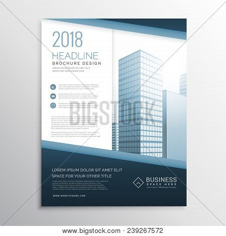 Brochure Design Template Layour Cover Page Vector Illustration