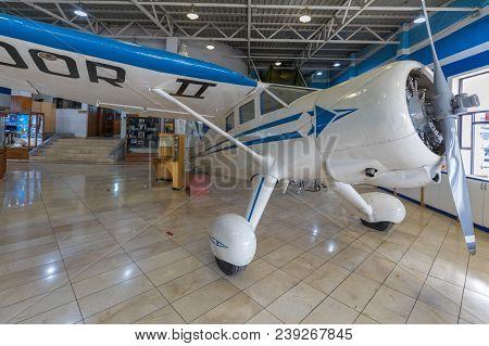 Quito Ecuador May 2018 This Is A Stinson V77 Plane In Aereospace Museum Of Quito