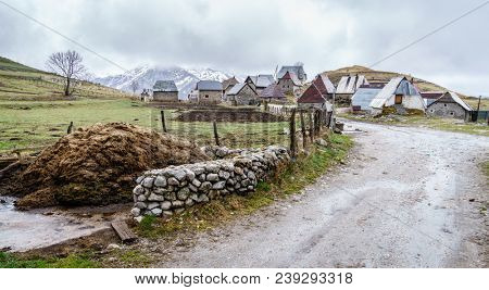 An old village in the mountains of Bosnia-Herzegovina