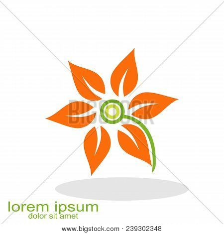 Creative Sample Design Flower Logo Concept Business