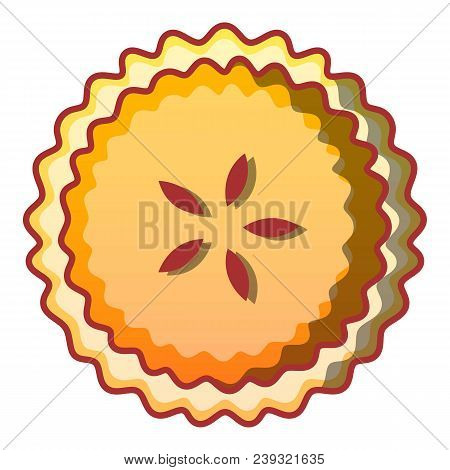 Sweet Biscuit Icon. Cartoon Of Sweet Biscuit Vector Icon For Web Design Isolated On White Background