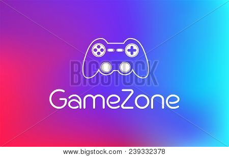 Gamezone Logo Gradient Background Vector Eps File