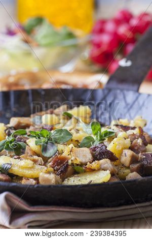 Tyrolean Groestl In An Iron Pan With Beer