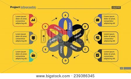 Flower Chart Slide Template Design. Element Of Chart, Diagram, Infographic. Concept For Presentation