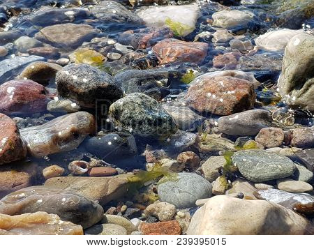 Stones At The Beach Of Fehmarn Schleswig Holstein Northern Germany