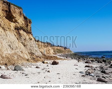 The Cliffs Of Wulfen On Fehmarn Island Northern Germany