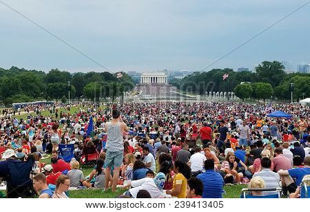 Independence Day Fireworks In Washington Dc