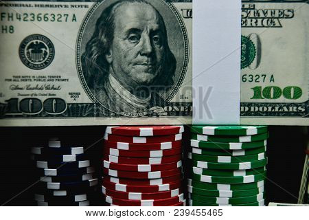 Gambling Concepts. Businessmen Are Gambling In The Casino. Betting Is A Gamble For Investors. Busine