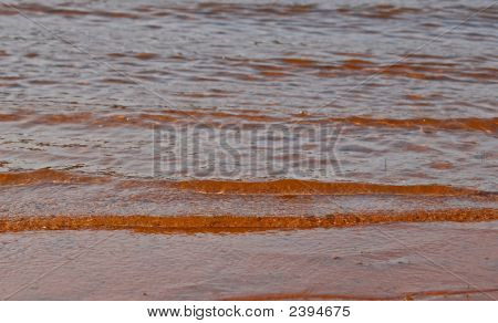 Fundo de superfície de água