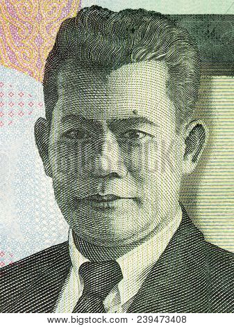 Oto Iskandar Di Nata Portrait From Indonesian Money