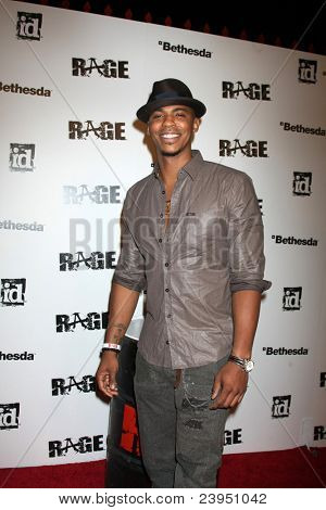 LOS ANGELES - Eylül 30: Mehcad Brooks RAGE oyunu Başlat Chinatown'ın Historica, gelen