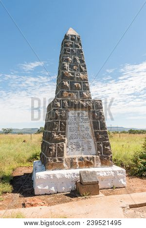 Colenso, South Africa - March 21, 2018: A Monument At The Clouston Garden Of Rememberance For Britis