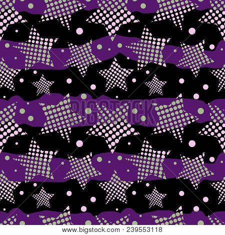 Ultra Violet Stars Background
