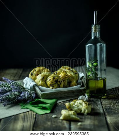 Dough Dainted By The Woman On The Board