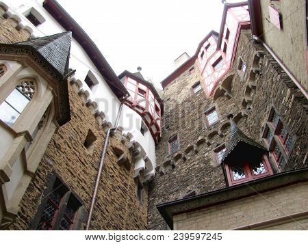Eltz Germany, July 14, 2015:burg Eltz Castle Near Mosel River Valley, Germany
