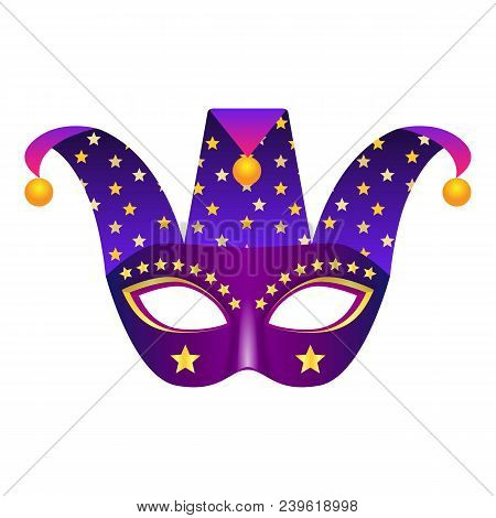 Jester Mask Icon. Vector & Photo (Free Trial) | Bigstock