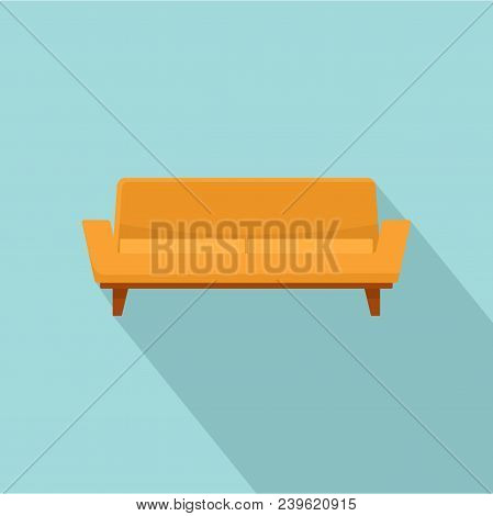 Camelback Sofa Icon. Flat Illustration Of Camelback Sofa Vector Icon For Web Design