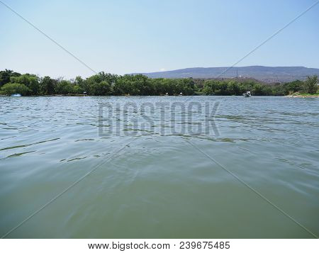 View Of Banks Of Grijalva River Landscapes At Sumidero Canyon Of Chiapas State In Mexico Near Mexica