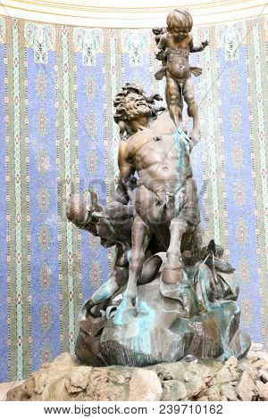 Szechenyi Medicinal Bath In Budapest, Hungary, Is The Largest Medicinal Bath In Europe. The Bath Can