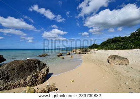 Small Cosy Ancon Beach Being In The Vicinity Of The Trinidad City On Cuba