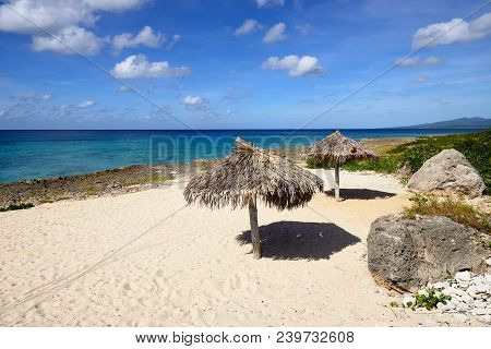 Small Cosy Ancon Beach Being In The Vicinity Of The Trinidad City On Cuba