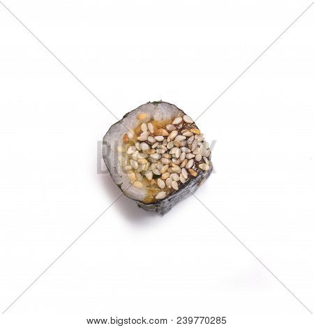 Unagi Roru Roll On White Background