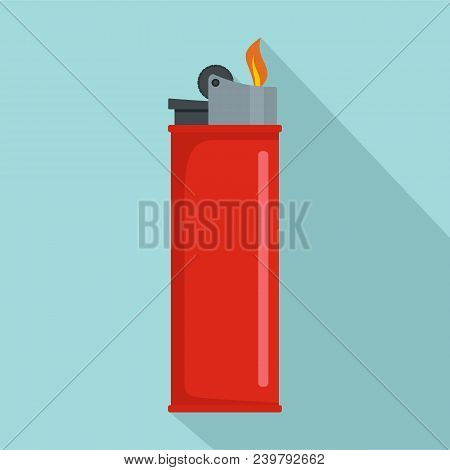 Lighter Icon. Flat Illustration Of Lighter Vector Icon For Web Design