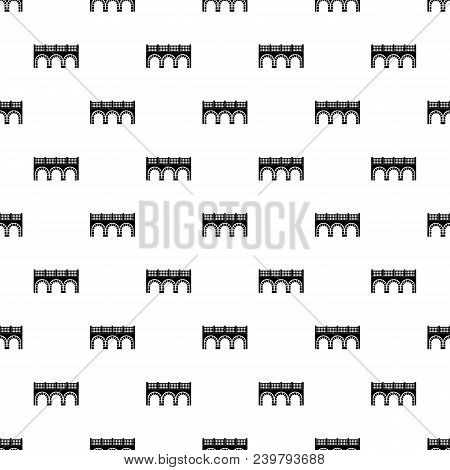 Arch Bridge Pattern Vector Seamless Repeating For Any Web Design