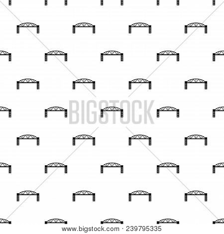 Metal Bridge Pattern Vector Seamless Repeating For Any Web Design