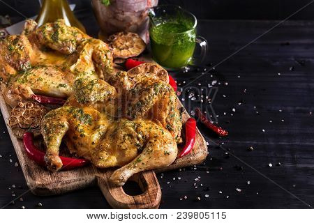 Chicken Tabaka Background