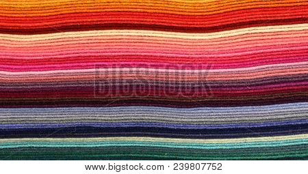 Many Lines Of Fabric Of Many Colors For Sale In The Haberdashery