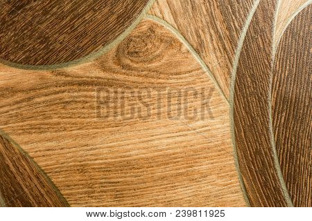 Texture Of Linoleum With A Picture Depicting The Structure Of A Tree