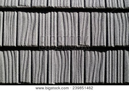 Waterproof Roof Coating. Building Material Tile Black