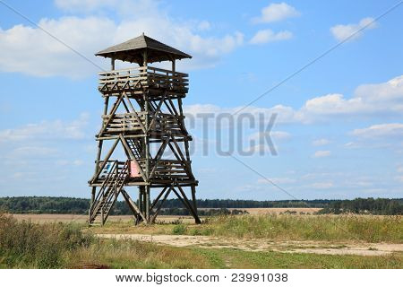 Miedzyrzecz befæstning Region - MRU. Tyske Vagttårnet af anden verdenskrig i Pniewo, Polen