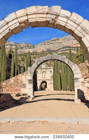 Carthusian Of Escaladei In The Priorat, Tarragona Province, Catalonia, Spain