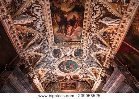 Interiors Of The Doge's Palace, Venice, Italy