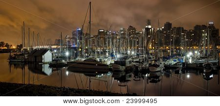 Marina à Stanley Park Vancouver Bc Canada
